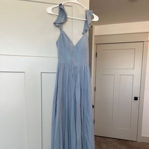 Azazie Kauai, Dusty Blue Size 4